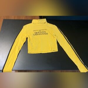 (Kill bill) tight long sleeve crop top